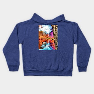 River Reflections Kids Hoodie